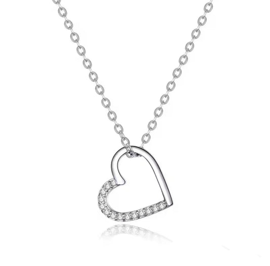 Heart CZ Collar